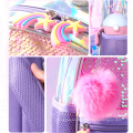 3D Animal School Bag Glitter Unicorn Backpack  Reversible Sequin Backpack For Girls